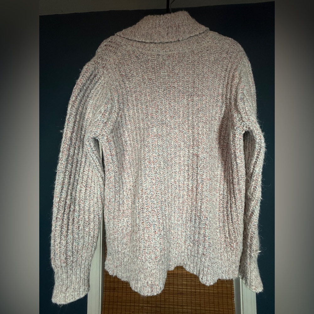 St. John's Bay Heathered Cowl Neck Sweater - Picture 2 of 6